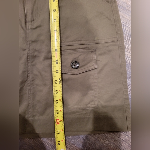 Banana Republic, khaki, size 2, cargo, mini skirt - Picture 4 of 5